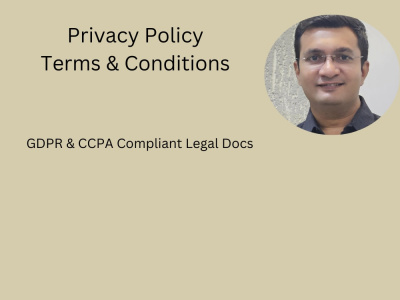Professional Privacy Policy & Terms | GDPR, CCPA Legal Compliance Docs