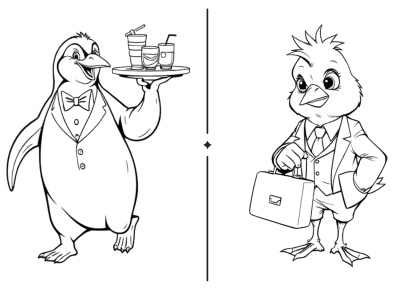 Fun & Creative Coloring Book Pages | Animals Prints for Kids of All Ages