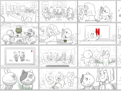 Storyboard Example Slapsstick The Best Slapstick Comedy Storyboard! | Upwork
