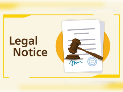A well drafted Legal Notice or Demand Letter catered to your needs.