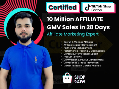 TikTok Shop Affiliate Specialise Outreach for your brand and product