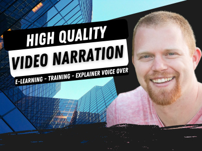 Male voiceover for your E-Learning, Explainers, and Corporate Narration