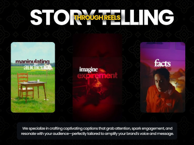 A compelling ad script or brand story that captivates and drives results.