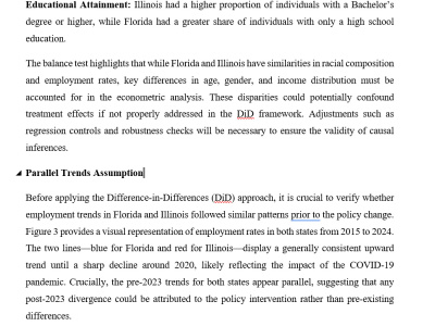 STATA Economic Policy Impact Analysis using Difference-in-Difference (DiD)