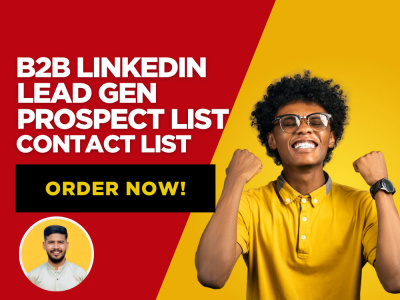 B2B linkedin lead generation, Lead gen & Prospect list building