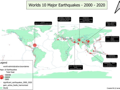 Professional GIS Maps using ArcGIS and QGIS