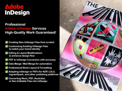 Professional Adobe InDesign Services – High-Quality Work Guaranteed!