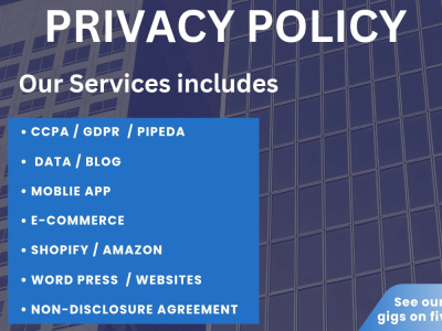 Draft Custom Terms & Conditions and Privacy Policy for Websites & Apps