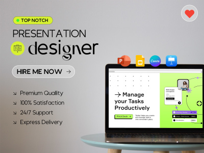 An investor pitch deck that attracts funding