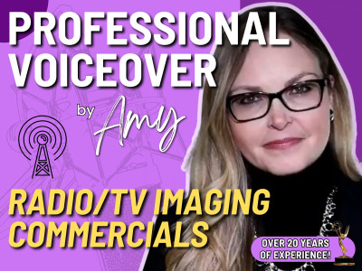 A Studio-Quality Female Voice for Radio TV Podcast Ad or Station Imaging