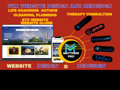 Wix website clone design for cleaning, plumbing wix website, online store