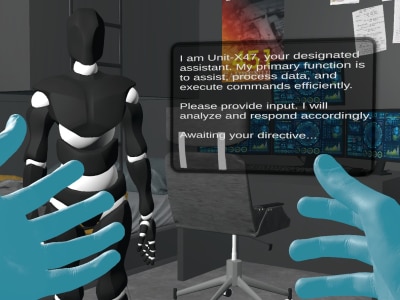 Ultimate Real Time VR AI Voice Assistant Game For Educational and Adventure