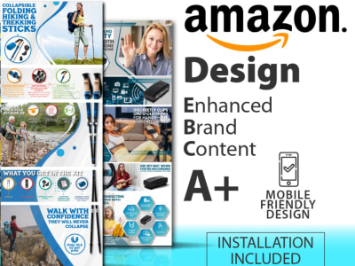 Amazon listing images design, amazon infographic, product listing images