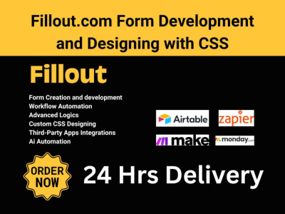 Fillout.com Form created and Custom Designed