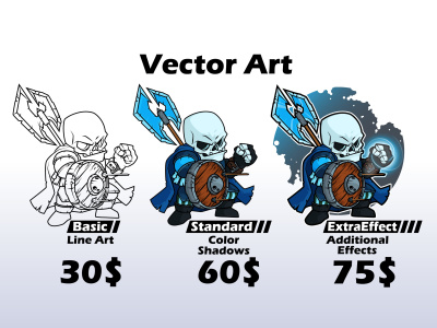 Vector Cartoon Character Design for Commercial Use