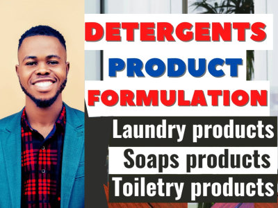 Detergent formulations chemist for cleaning products