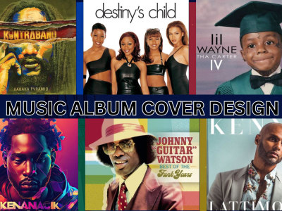 Design album cover single music cover art or mixtape cover design