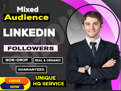 Organic LinkedIn followers | LinkedIn page | LinkedIn Profile | LinkedIn