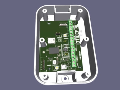 Ready to order PCB design: Gerber, BOM, Pick&Place files, preview in 3D