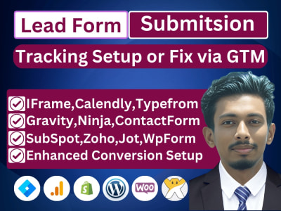 Iframe hubspot calendly typeform jotform gravity ajax lead funnel tracking