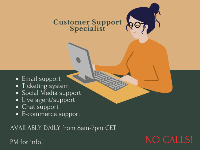 Customer support specialist at your service