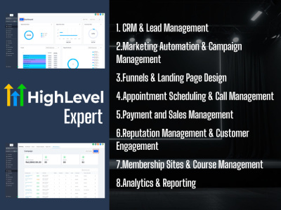 Gohighlevel Funnels, GHL Automations, GHL Websites, GHL Affiliate setup