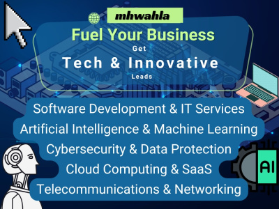 Technology, AI &ML, IT Support, Software Industry Leads