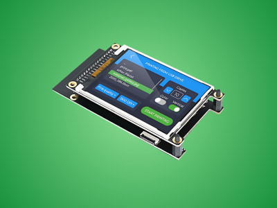 Touch and non-touch screen based GUI design for embedded application