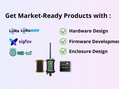 Lora, LoraWAN, SigFox, Zigbee, BLE Product Development