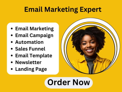 Klaviyo email marketing, email template design for newsletter or email flow