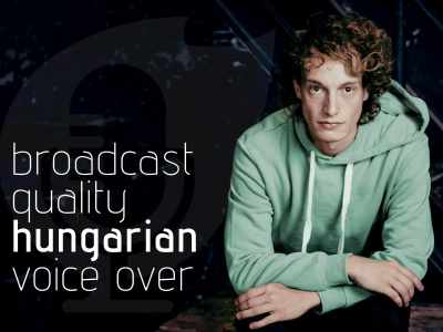 A professional Hungarian voice over