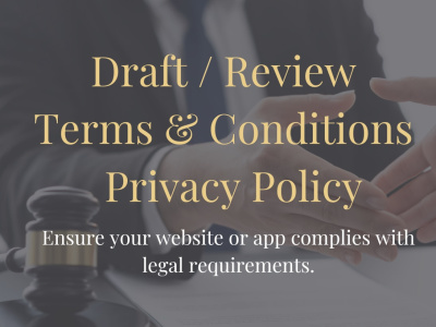 Terms & Conditions & Privacy Policy