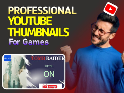 An eye Youtube Thumbnail designs on games