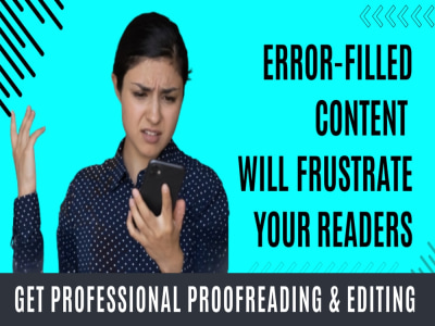 In-depth eBook Editing| Articles, Web Copies, Manuscript Editor/Proofreader