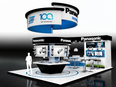 Custom Exhibition Stand Design, Booth, Trade Show.