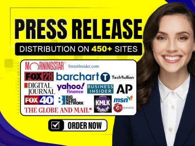Press release distribution,Press release Submission, PR on 450+ news blogs