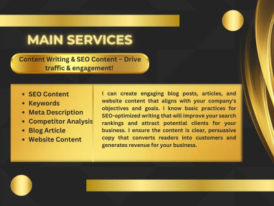 Engaging & SEO-Optimized Content | Research-Driven & Results-Oriented