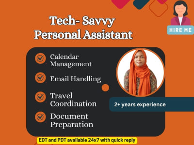 Tech-Savvy Virtual Assistant Providing Daily Inbox, Calendar & Admin VA