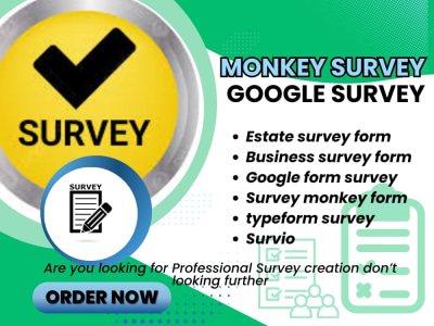 Professional survey setup on monkey survey jotform typeform google form