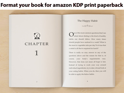 Format your book for amazon kindle or KDP print paperback | Upwork