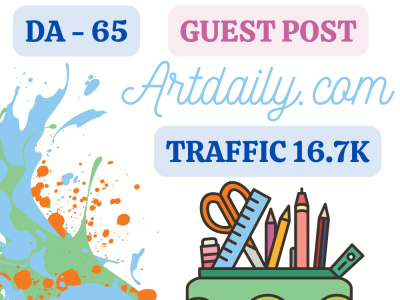 An Artist and Photography Guest Post on Artdaily with Do Follow Backlinks