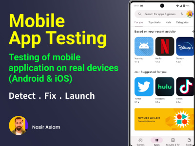 Mobile app testing on real devices | Upwork