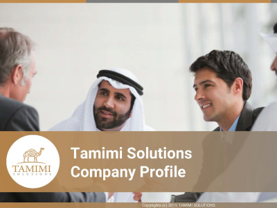 A Professionally Designed Company Profile With Content