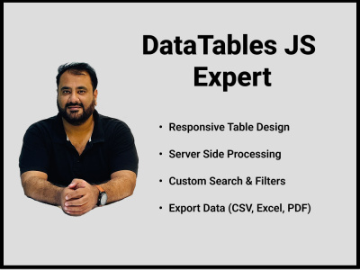 Ajax based dynamic datatables js | Upwork