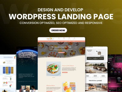 WordPress Landing Page with Conversion Optimized and Responsive | Upwork