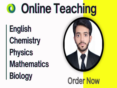 Highly Qualified Tutor for English, Physics, Chemistry, Biology & Maths