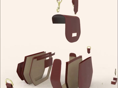 3d backpack 3d nft bag design 3d bag animation 3d handbag 3d fashion bag