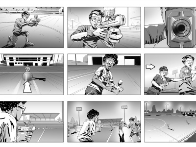 Fast delivery high-quality storyboards.