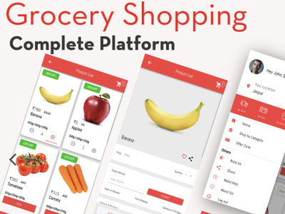 Ionic Grocery Complete Platform – User, Delivery and Admin App
