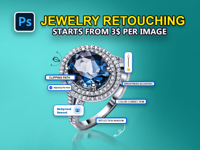 High-End Jewelry Retouching & Image Enhancement for E-commerce
